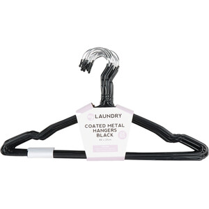 Pack of 25 Metal Coated Hangers