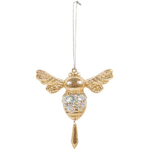 Champagne Gold Glitter Bee