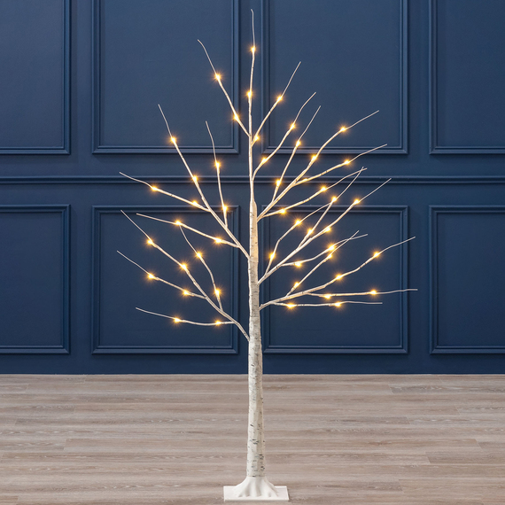 Light Up Outdoor Birch Tree