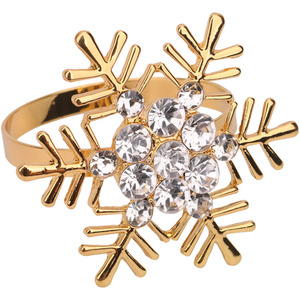 Snowflakes design Napkin Rings