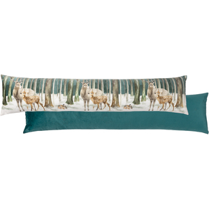 Stag Scene Digitally Printed Velvet Draught Excluder
