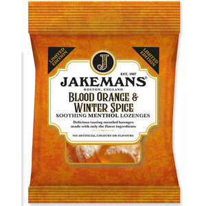 Jakemans Blood Orange and Winter Spice Lozenges