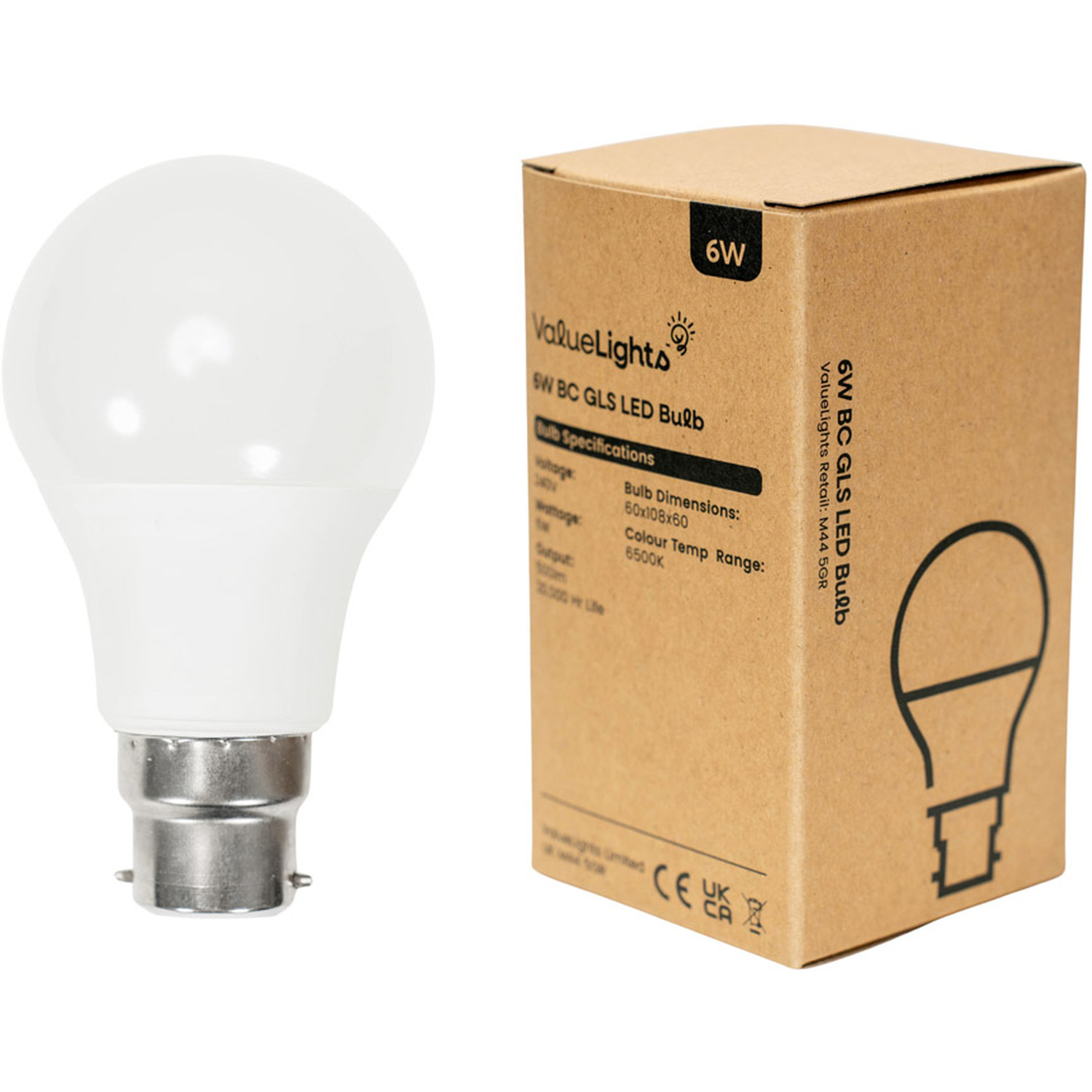 Image of 5 Pack B22 White Thermal Plastic&hellip;
