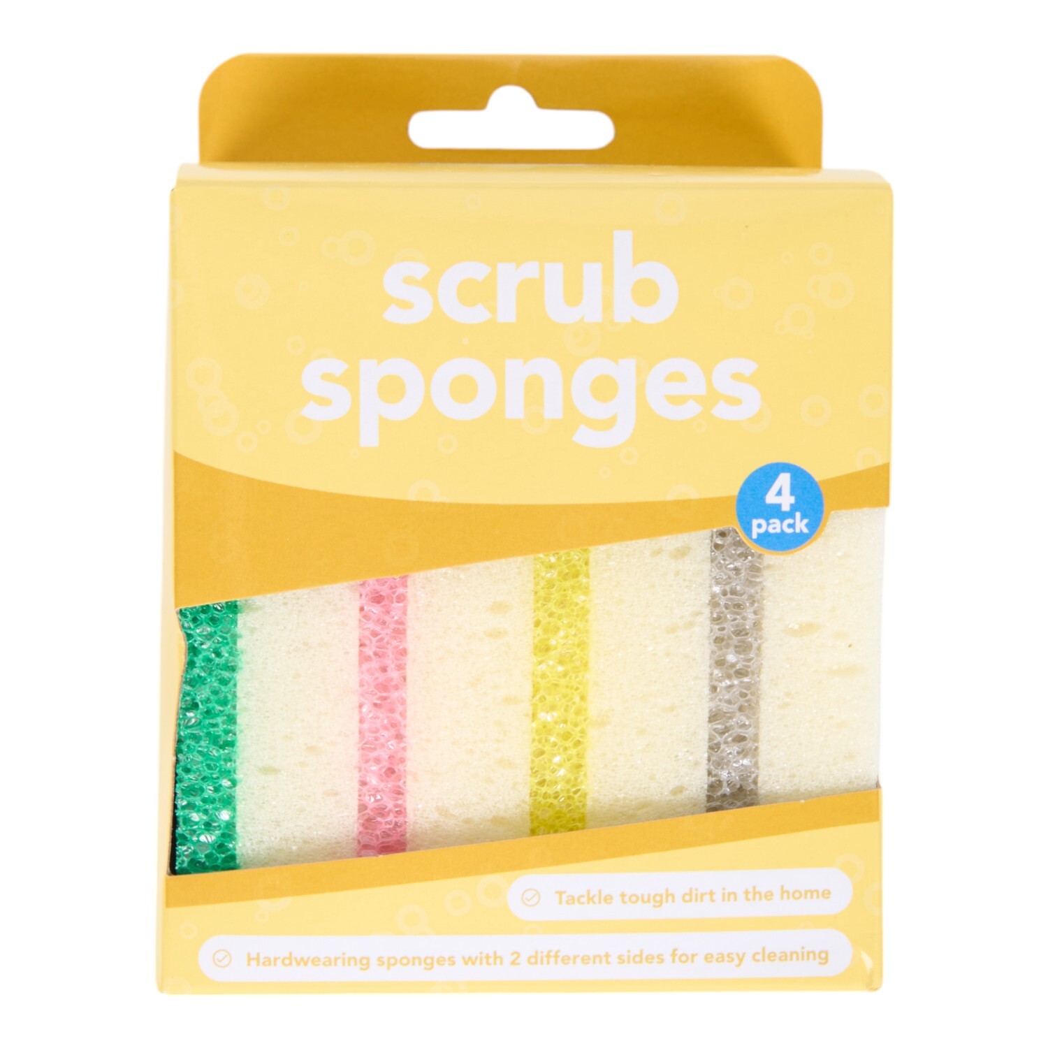 Image of Pack of 4 Scrub Sponges