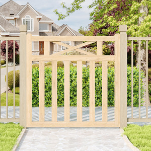 Outdoor Timber Single Crosshead Garden Gate