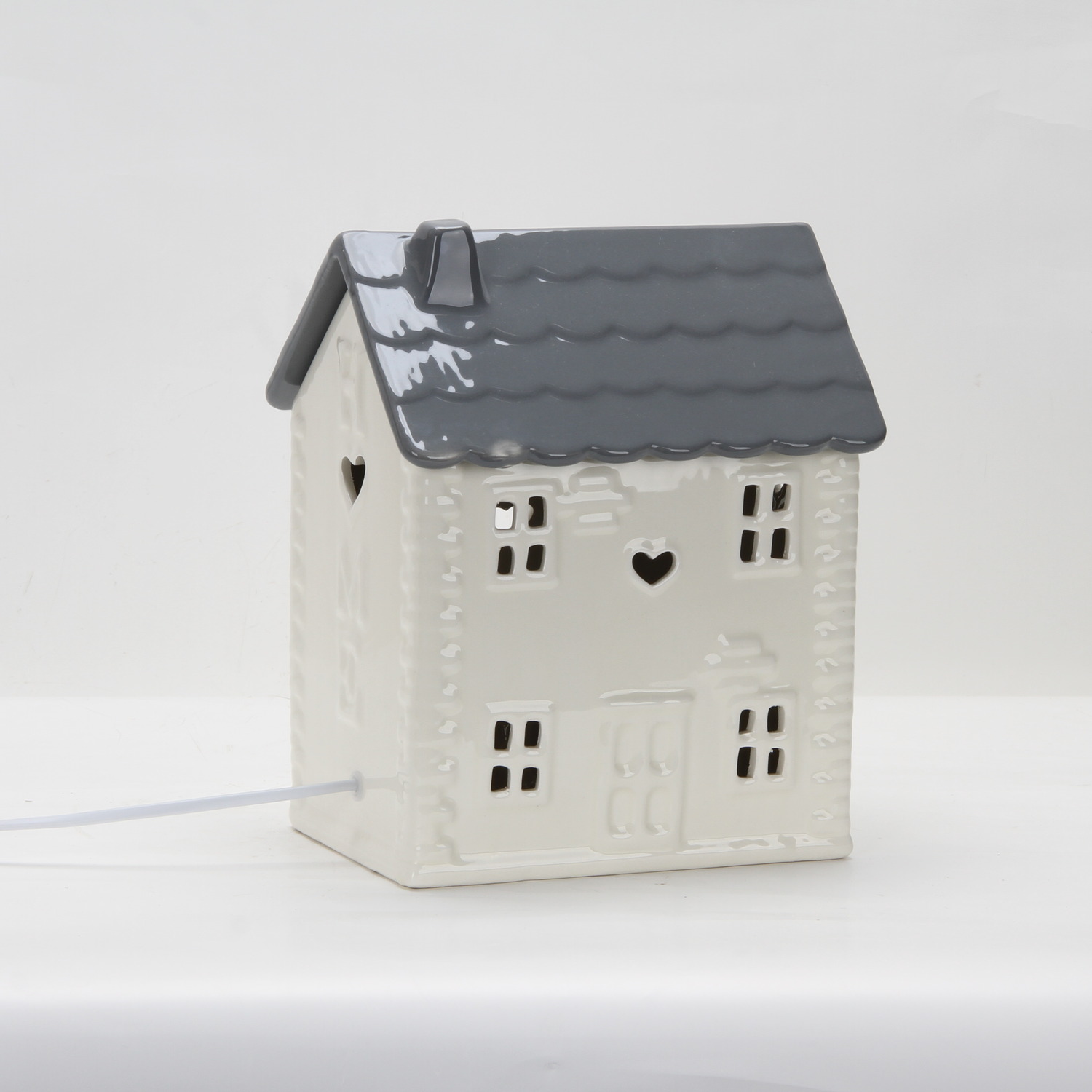 Image of Ceramic House Shape Table Lamp -&hellip;