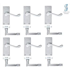 Victorian Scroll Lever Latch Door Handles