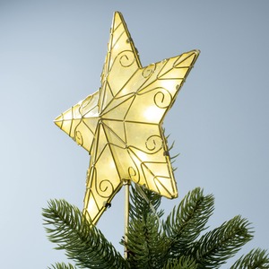 Warm White Star Tree Topper