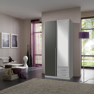 Husum Grey 2 Door Wardrobe