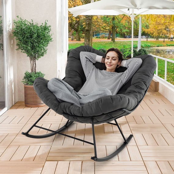 Oversized Egg Papasan Chair
