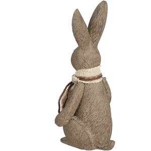 Winter Bunny Rabbit With Scarf Adorable Home Decor