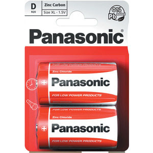 Panasonic Batteries D Pack of 2