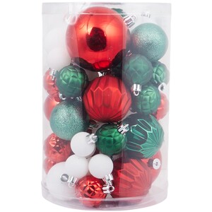 Pack of 50 Santas Chalet Baubles