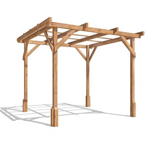 2x2m Dunster House Wooden Pergola Utopia