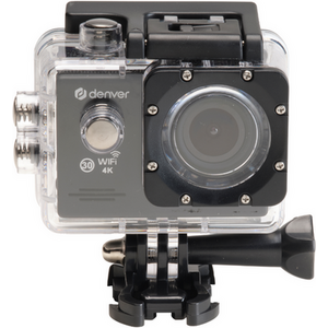 Denver 4K Ultra HD action cam with Wi-Fi function and accessories