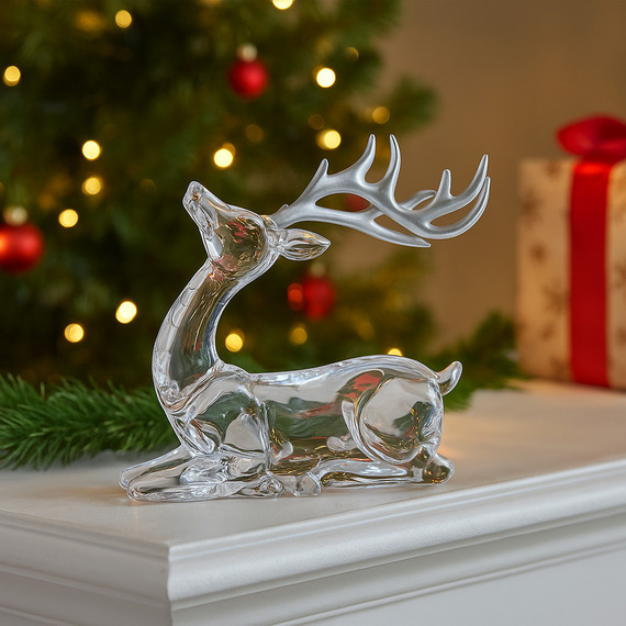 Christmas Acrylic Reindeer Ornament 