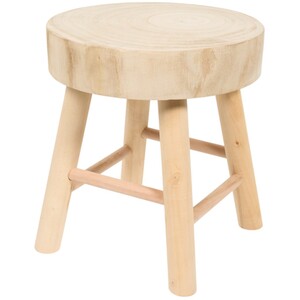 Wood Footstool