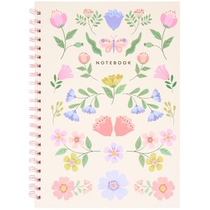 In the Flowers Spiral Notebook A4
