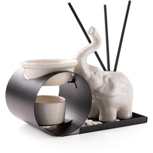 Elephant Oil Burner and Incense Holder