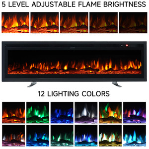 Lifeideas Large 3-in-1 Multi-Mount Electric Fireplace