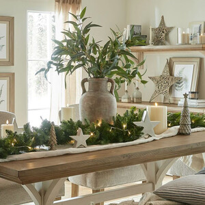 Large Ceramic Standing Star Decoration
