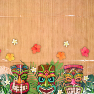 Tiki Reusable Table Cover
