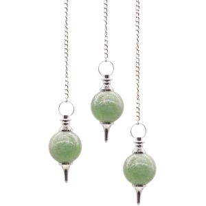 Green Aventurine Sphere Pendulum Set