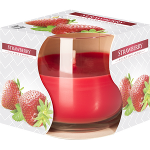 Scented Glass Jar Candle Strawberry
