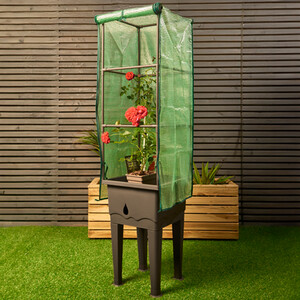 Raised Planter with Grow Frame and Cover
