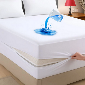 6 Sided Waterproof Mattress Encasement with Zipper