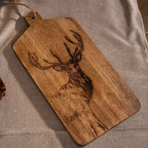 Cheese Board Stag Serving Platter