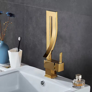 Modern Kitchen Sink Mixer Dual Lever Chrome Tap
