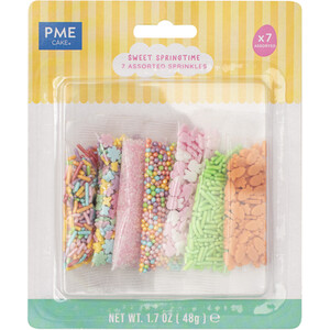 Pack of 7 PME Sweet Springtime Sprinkles