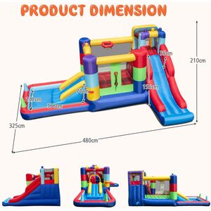 Building Block Inflatable Bounce House