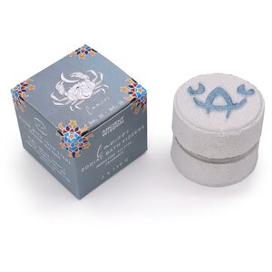 Zodiac Bath Fizzers for Cancer Horoscope Spa Gift Set