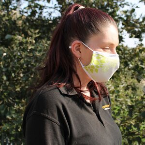 Reusable Green Leaves Fashion Face Covering for Adults - Stylish  Breathable