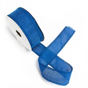 Natural Texture Ribbon Navy Blue Gift Wrap Decor Ribbon