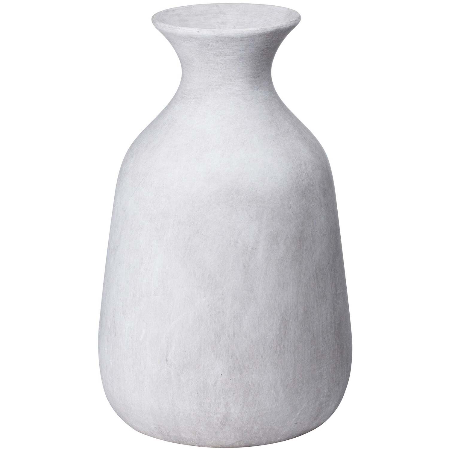Terra Ople Stone Textured Stoneware Bottle Vase 13cm - Stone