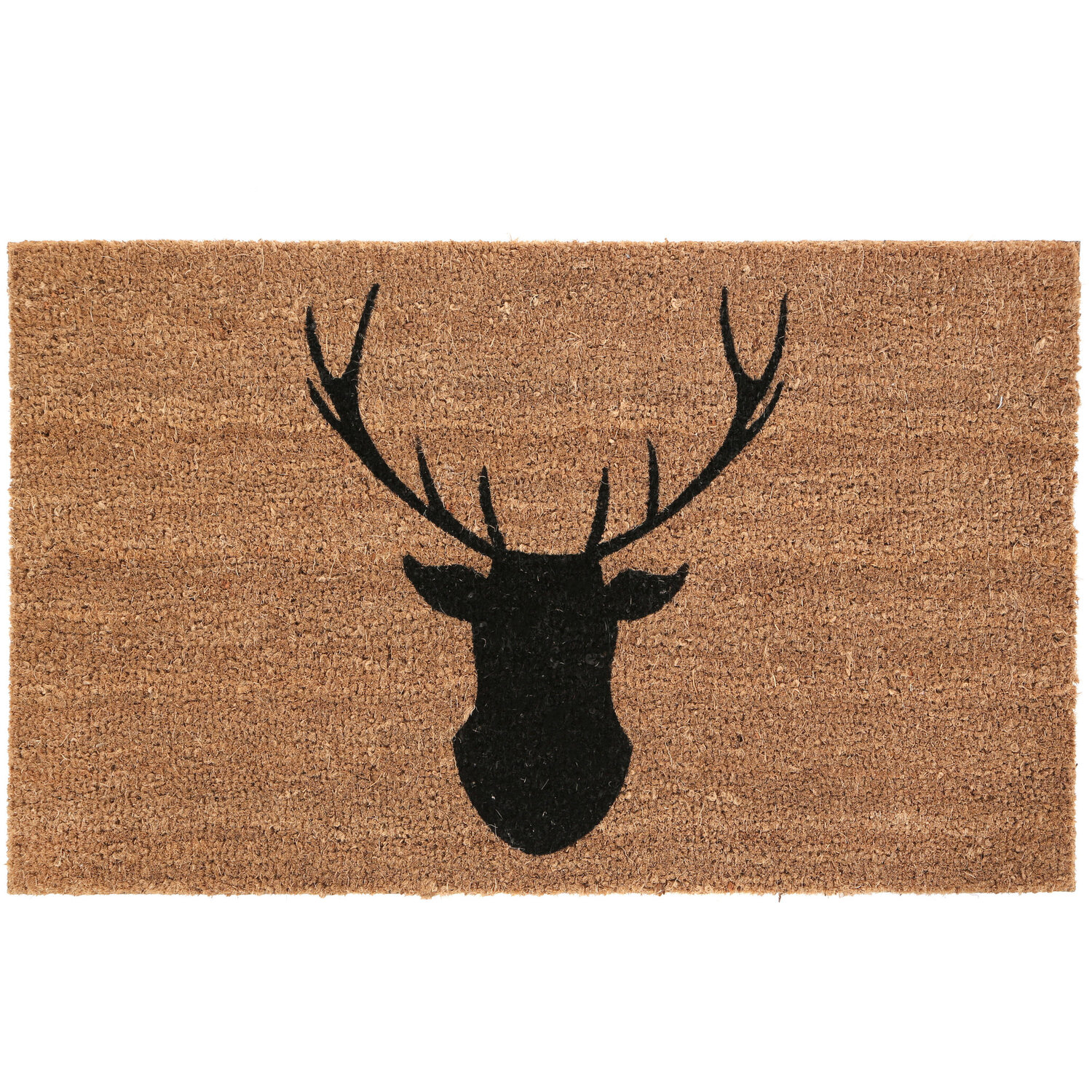 Coir Stag Doormat - Brown