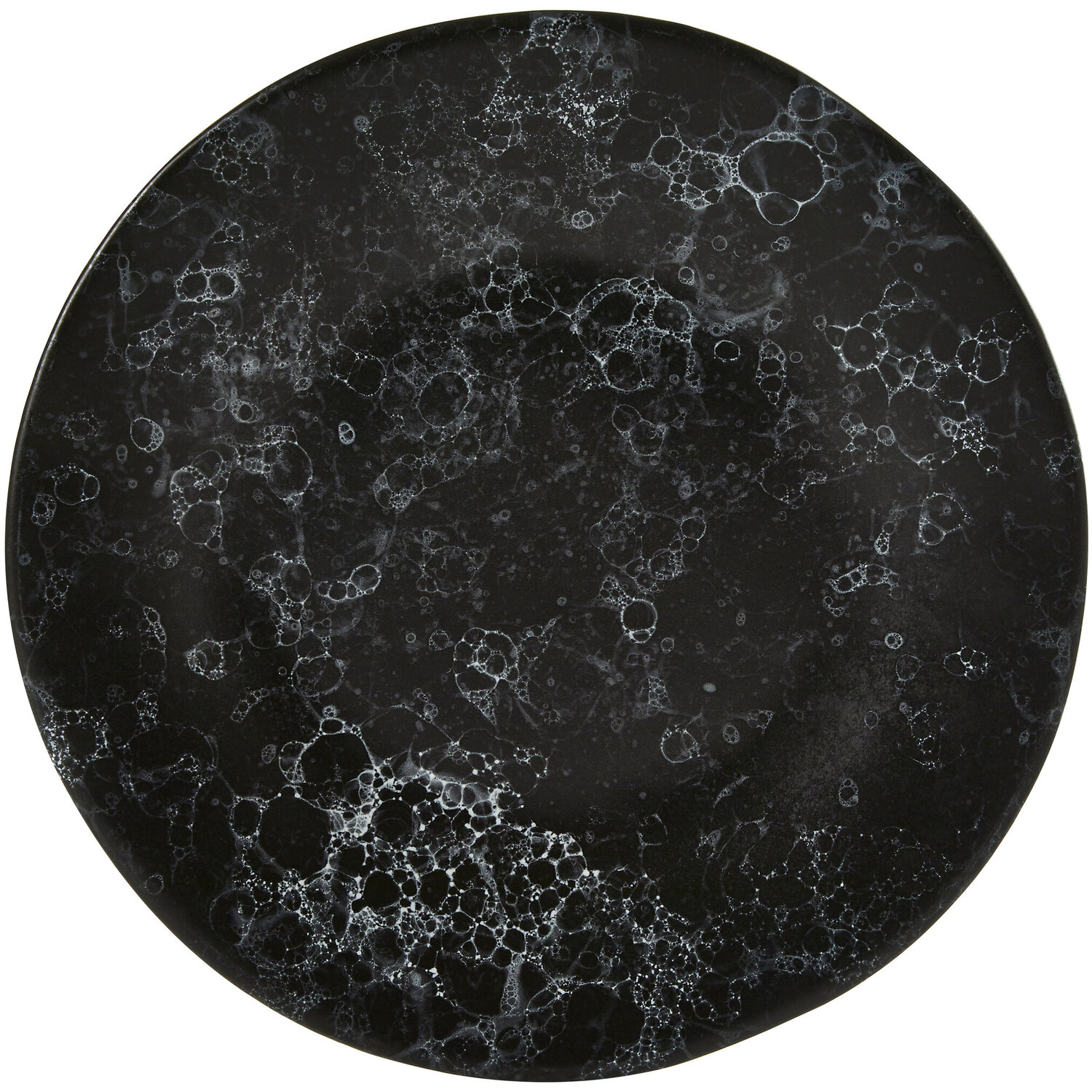 Hygge Small Marble Effect Side Plate - Black