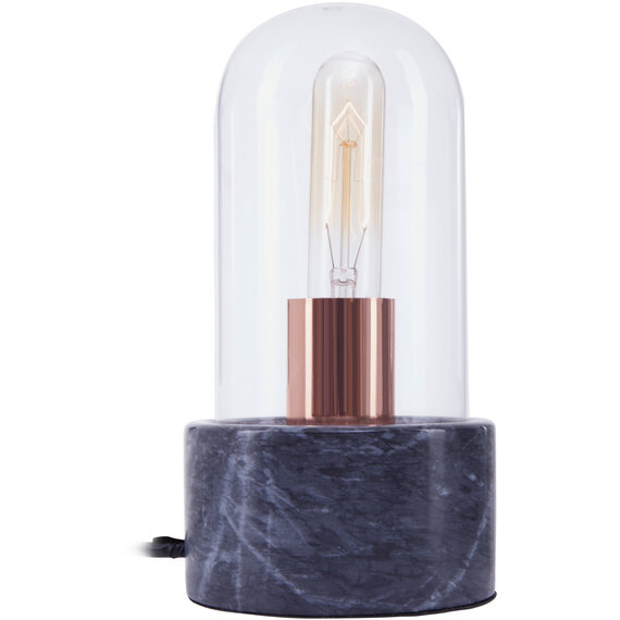 Lamonte Bell Lamp with Black Marble Base
