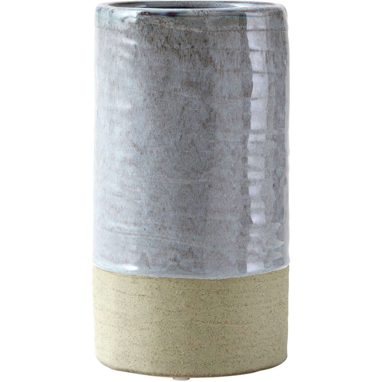 Azul Large Ombre Vase in Grey - Glaze 10%,Ceramic 90%