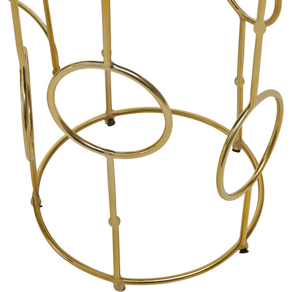 Rabia Set Of 2 Circle Pattern Side Table