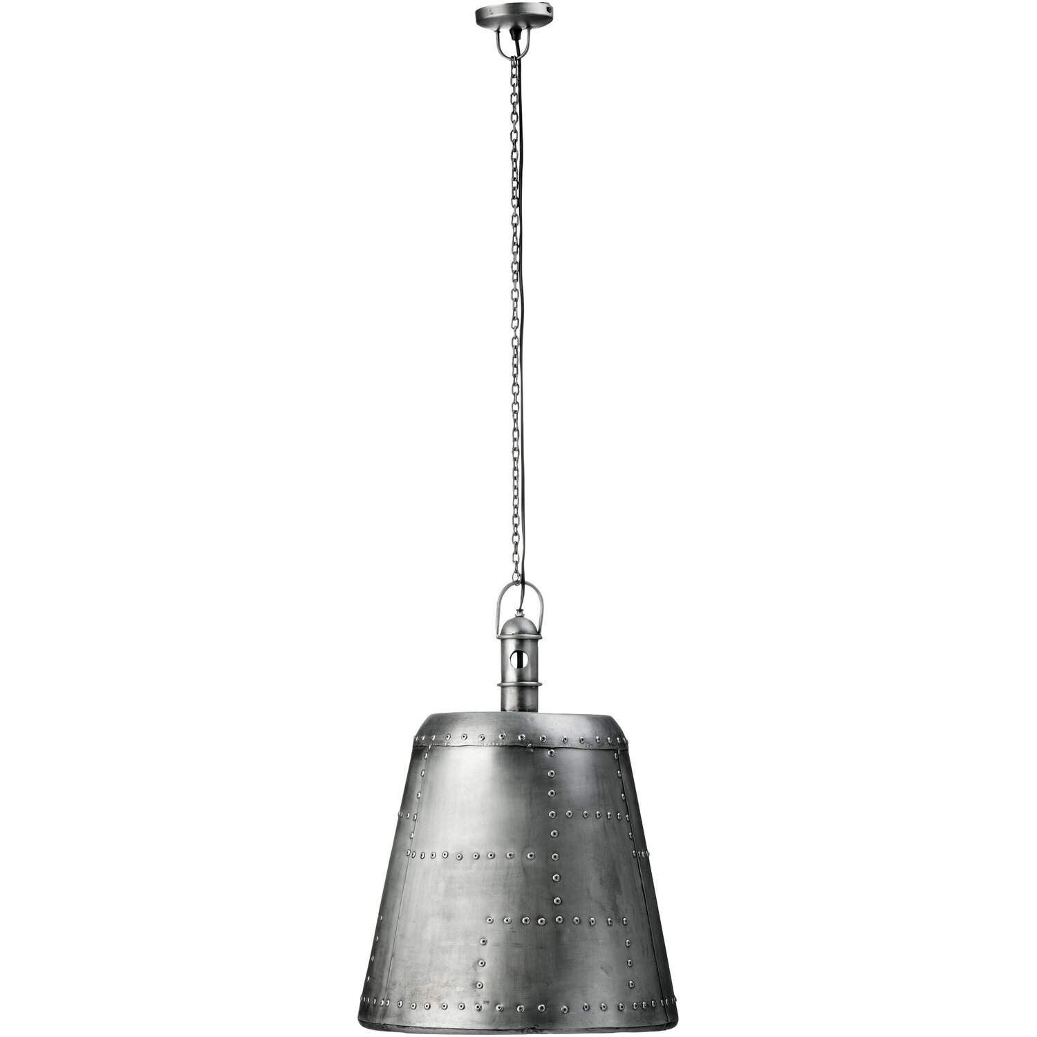Interiors By Premier Avro Silver Pendant Light - Silver