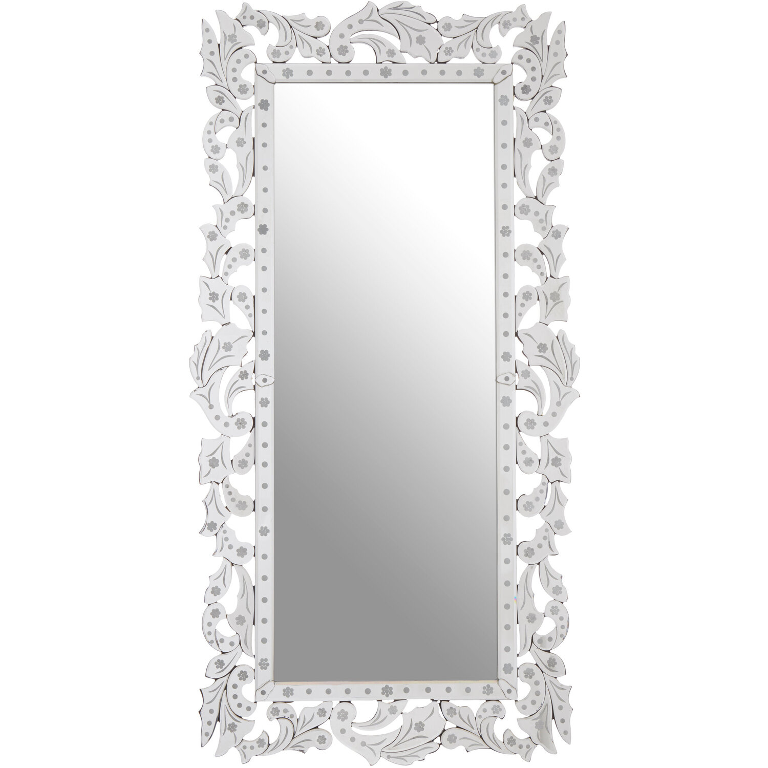 Terni Gold Wall Mirror - Silver