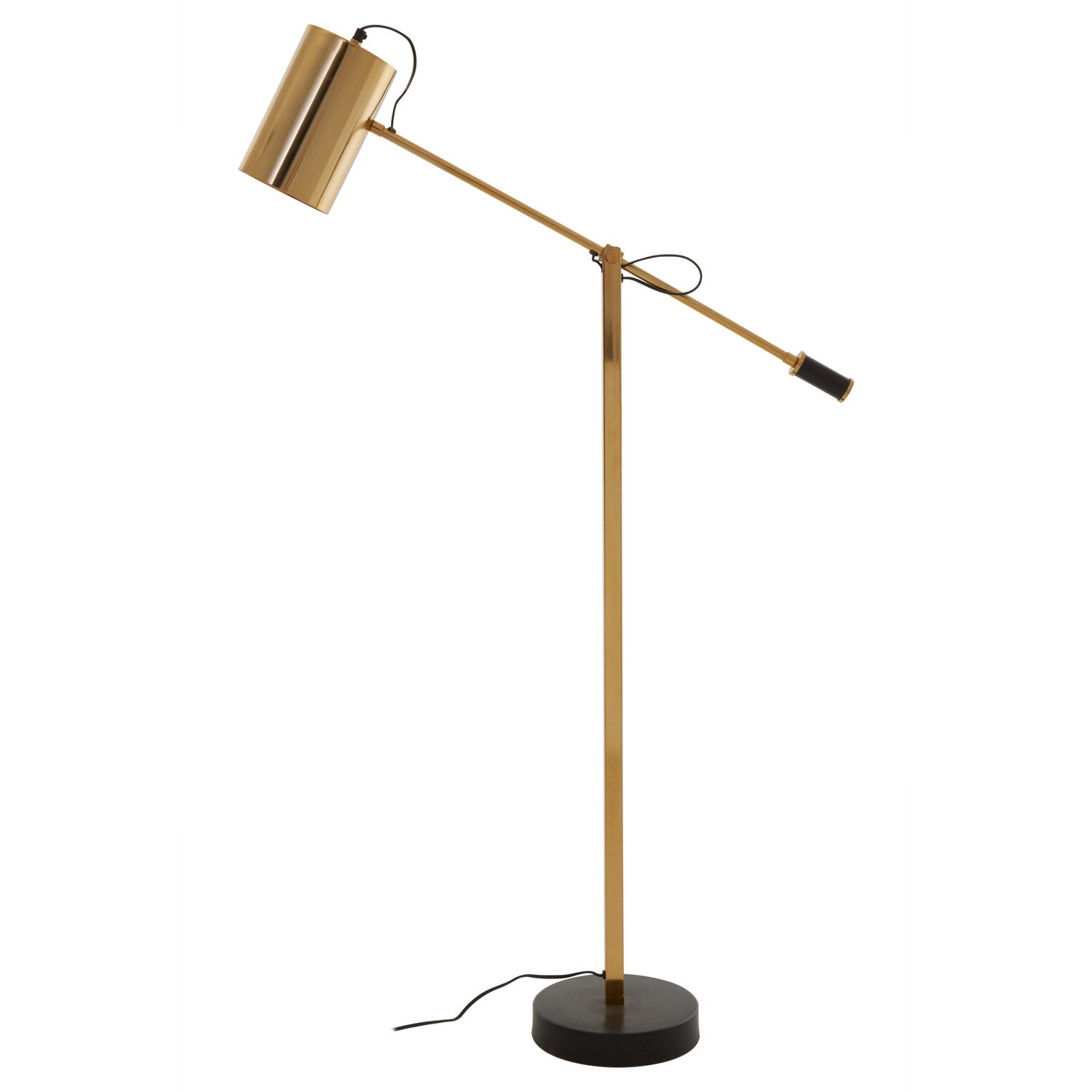 Fifty Five South Mano Gold Floor Lamp - Gold