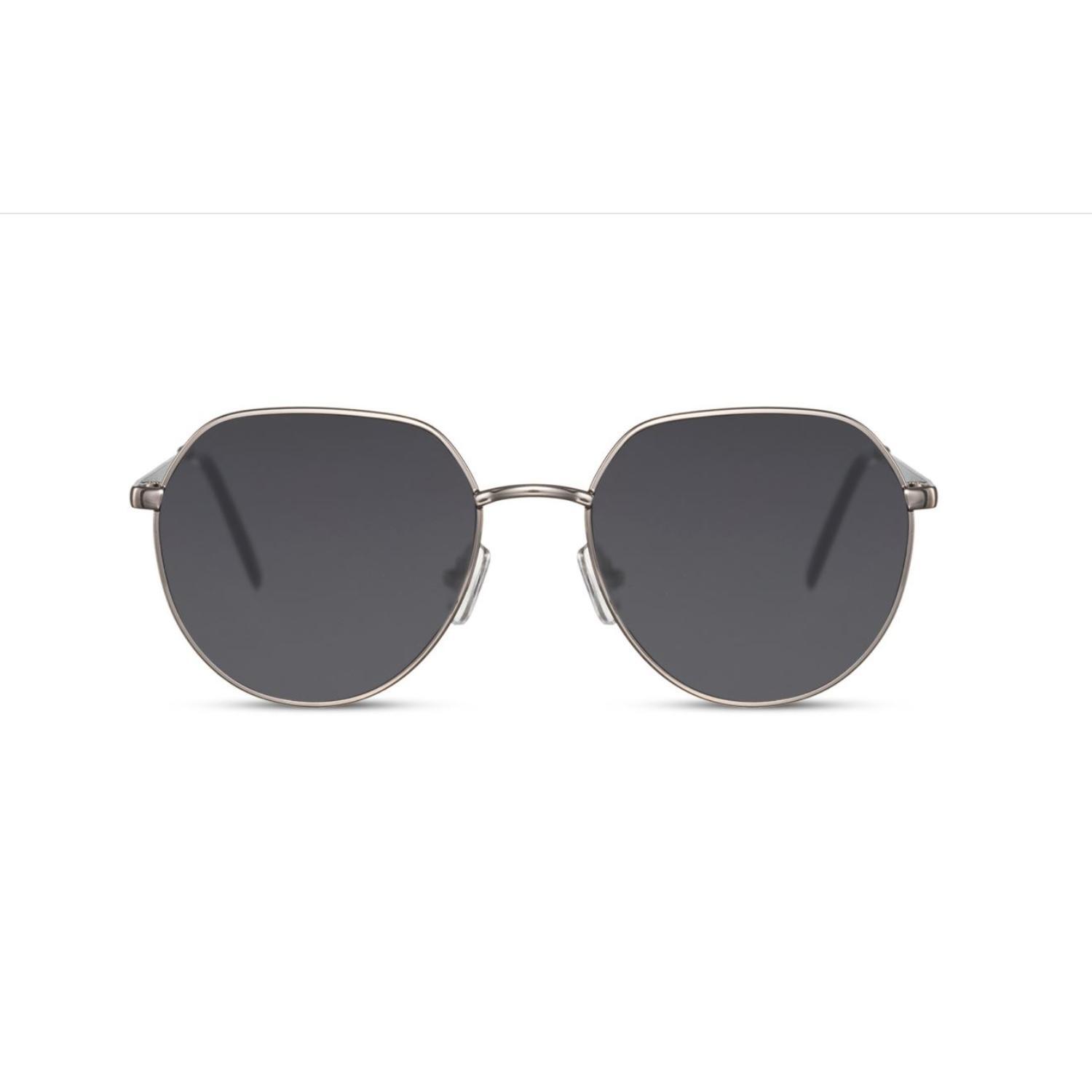 Sunglass Station Breeze Round Unisex Sunglasses - Silver