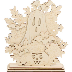 Decorate Your Own Spooky Flower Ghost Stand