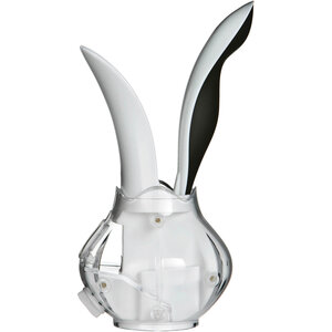 Squeeze White/Clear Salt And Pepper Mill