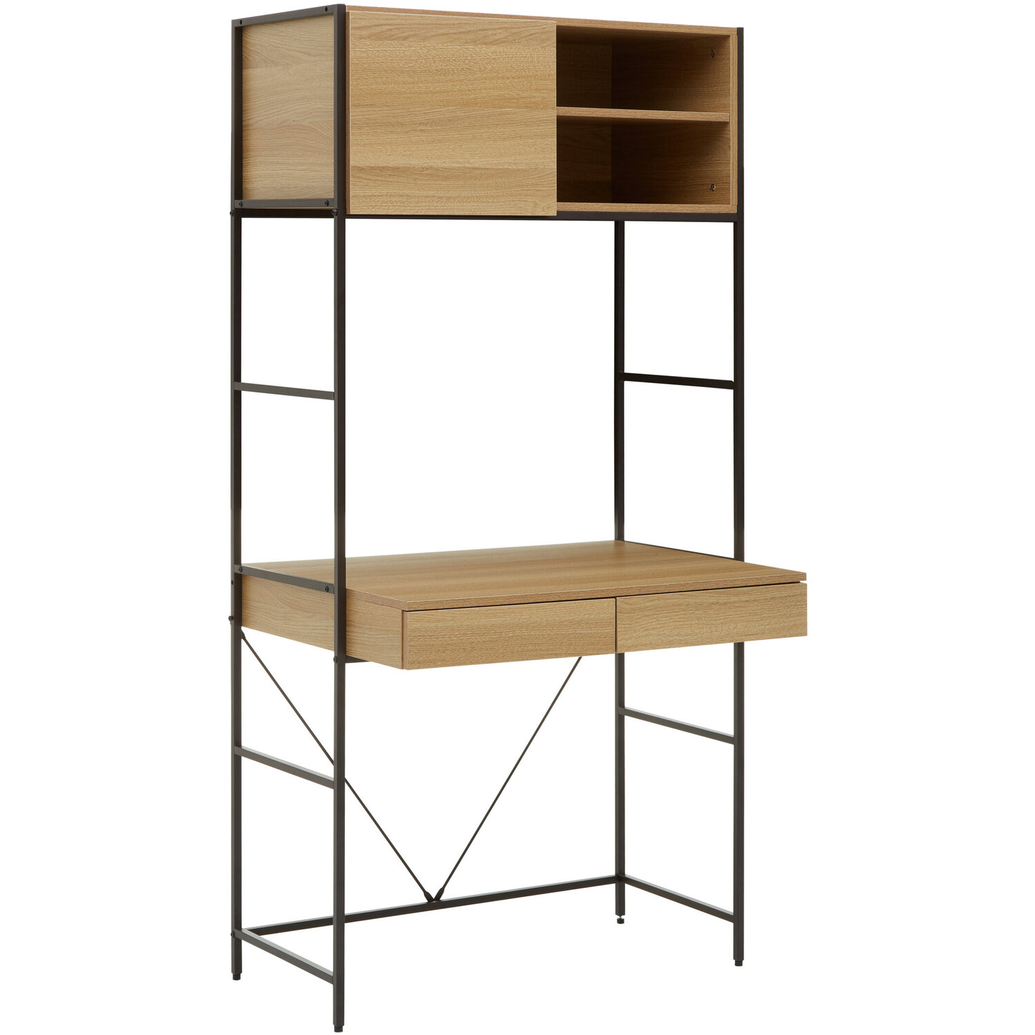 Bradbury Natural Oak Effect Desk - Natural